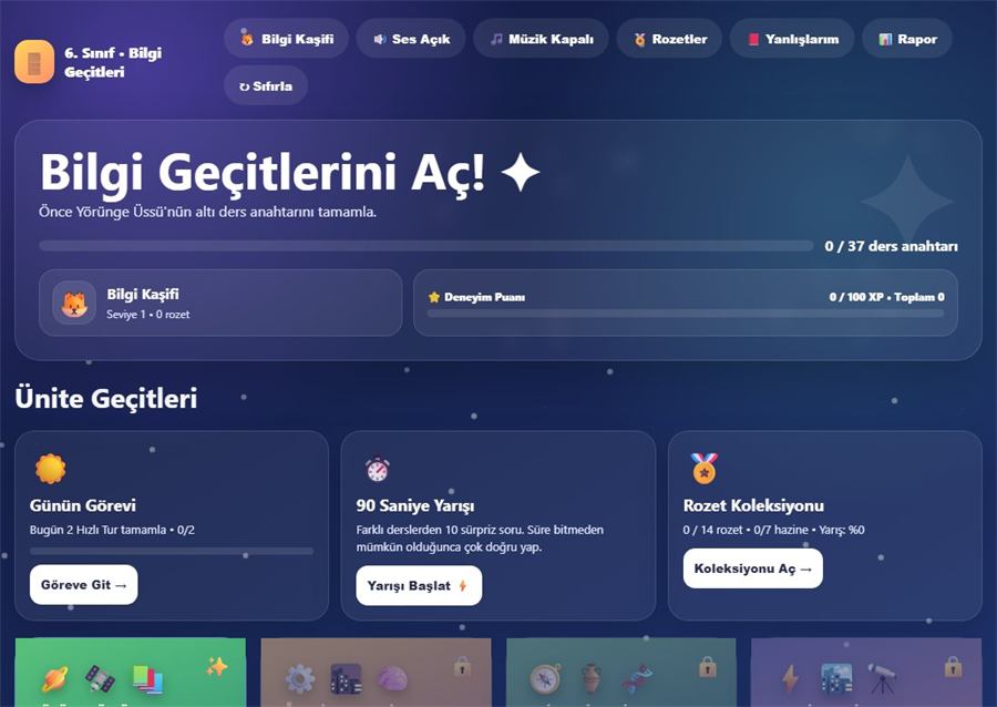 Genel tekrar geçidi