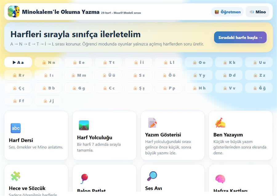 Etkinlik ekranı